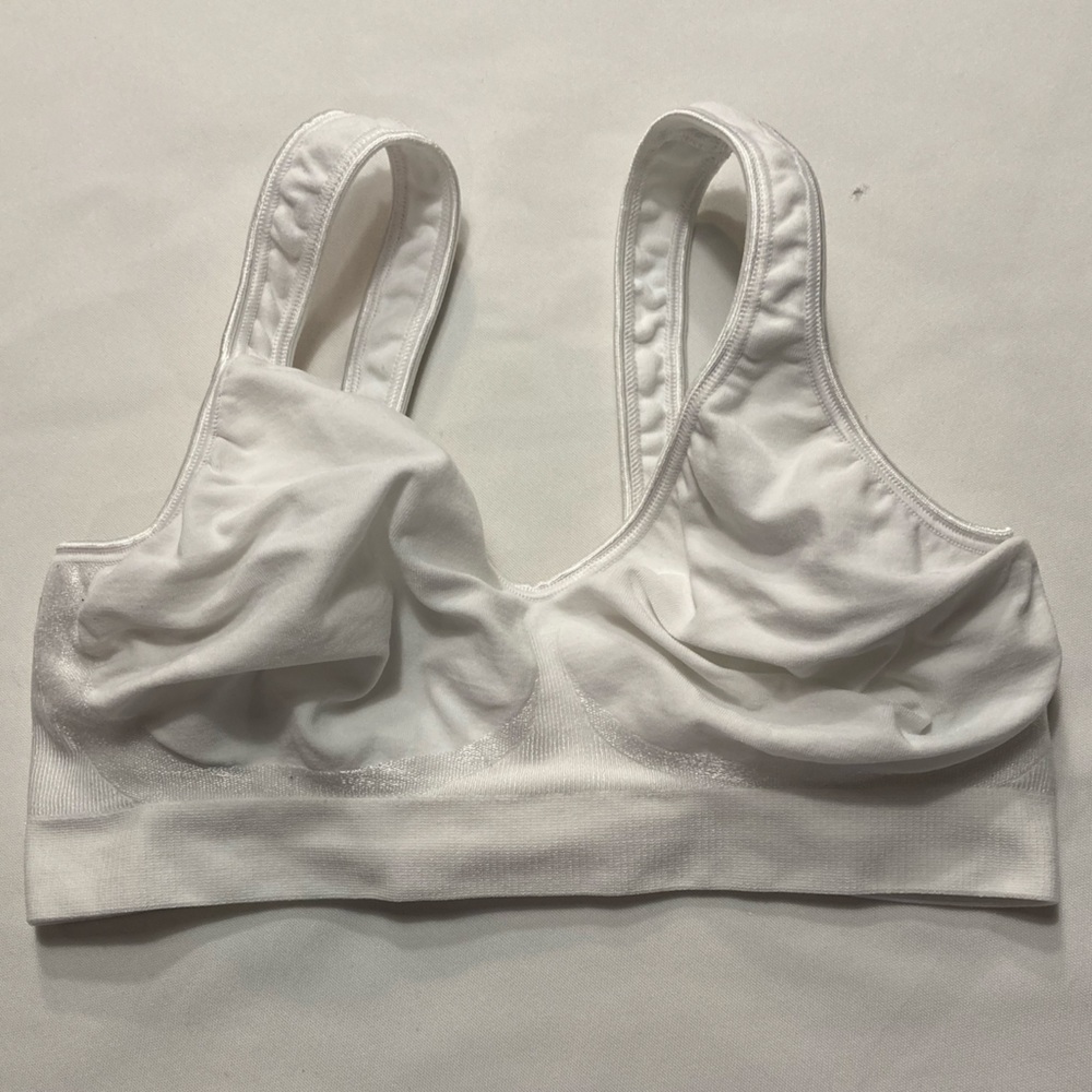 White Sports Bra